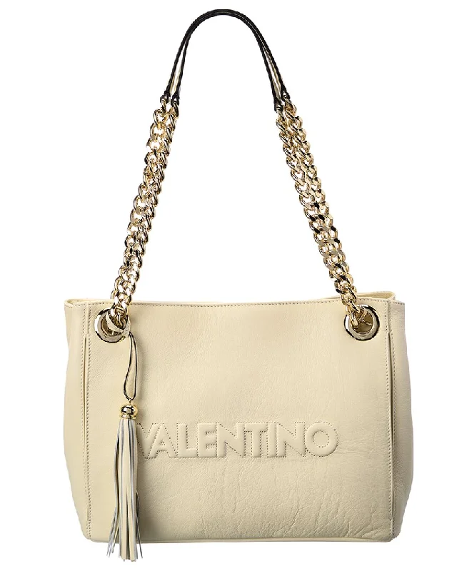 Valentino by Mario Valentino Luisa Embossed Leather Shoulder Bag