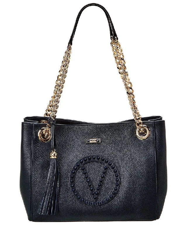 Valentino by Mario Valentino Luisa Rock Leather Shoulder Bag