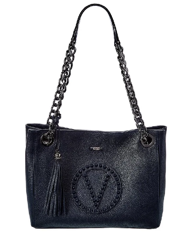 Valentino by Mario Valentino Luisa Rock Leather Shoulder Bag