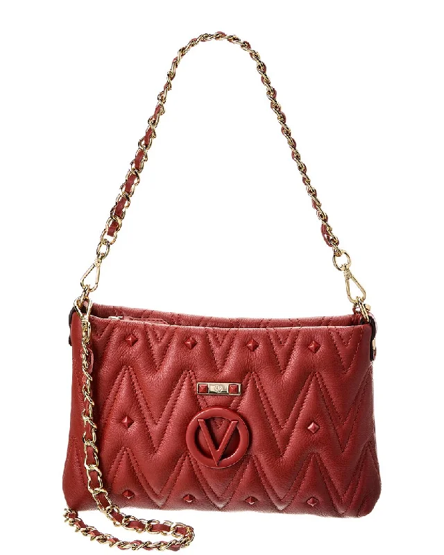 Valentino by Mario Valentino Vanille Diamond Leather Shoulder Bag