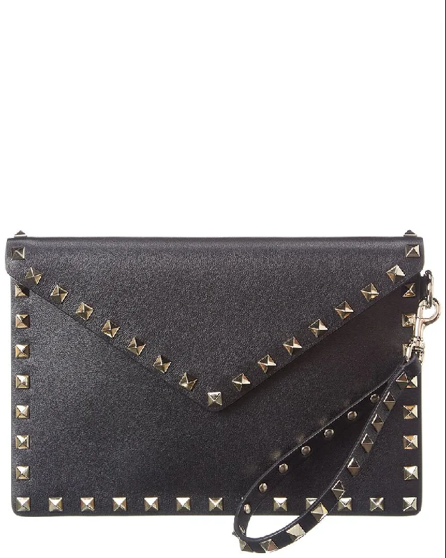 Valentino Rockstud Leather Pouch