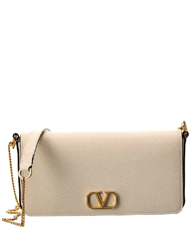 Valentino VLogo Leather Crossbody