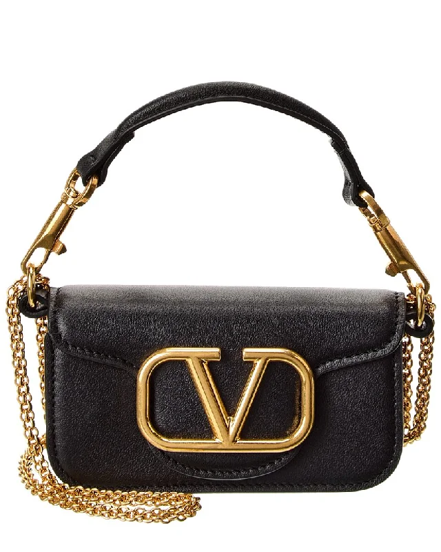 Valentino VLogo Loco Small Leather Shoulder Bag