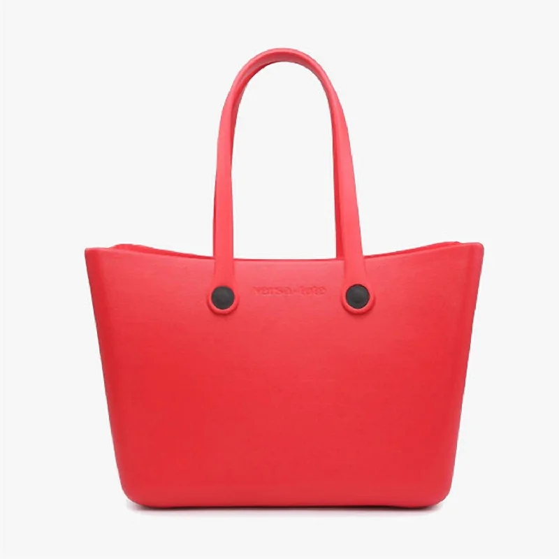 Women's Carrie Tote Bag In Red