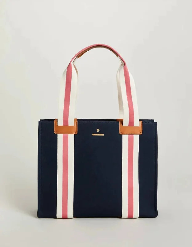 Women's Charlie Tote Bag In Navy