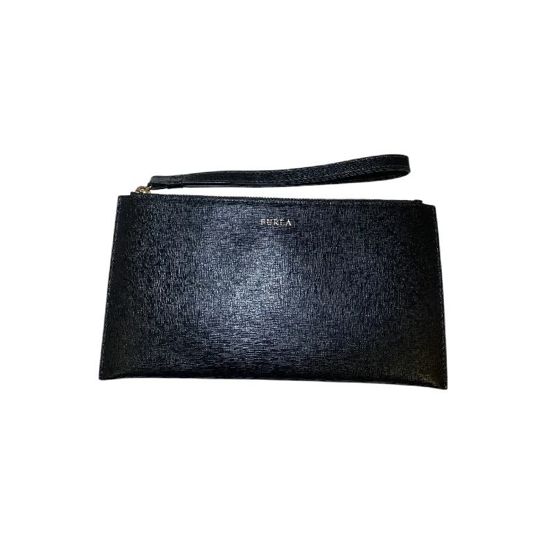 Wristlet Luxury Designer By Furla In Black, Size:Medium