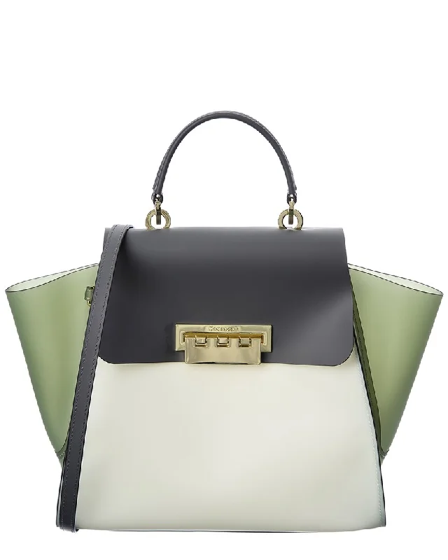 Zac Posen Eartha Clear Colorblocked Top Handle Satchel