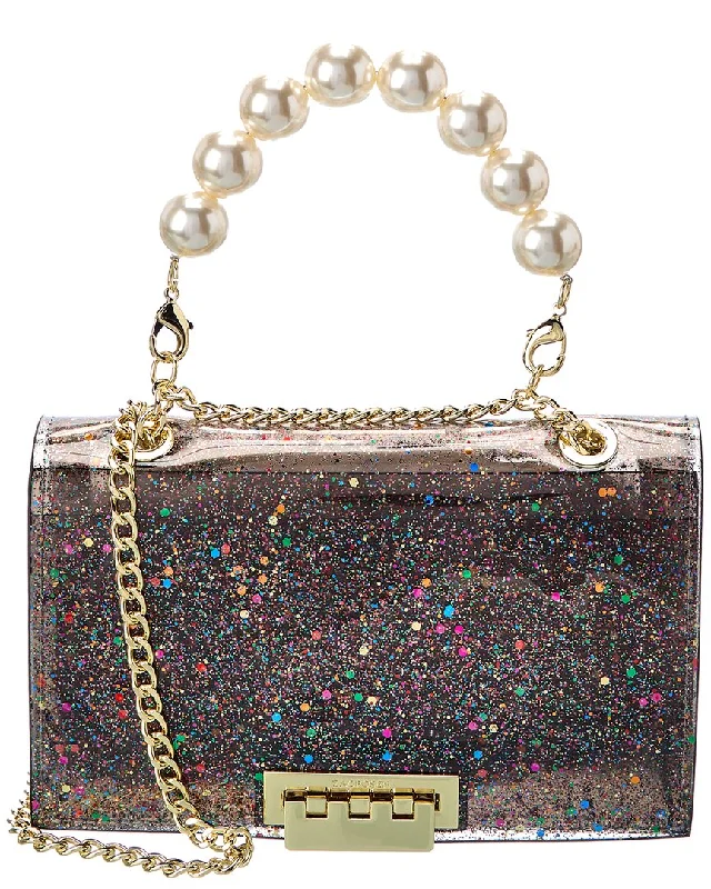 Zac Posen Earthette Mini Chain Clear Shoulder Bag